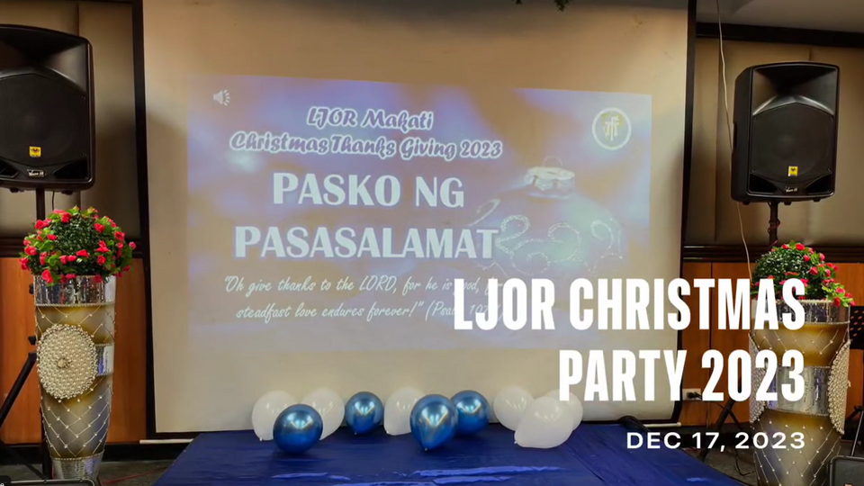 LJOR Makati Blue Christmas 2023 - Pasko Ng Pasasalamat 💙💙💙